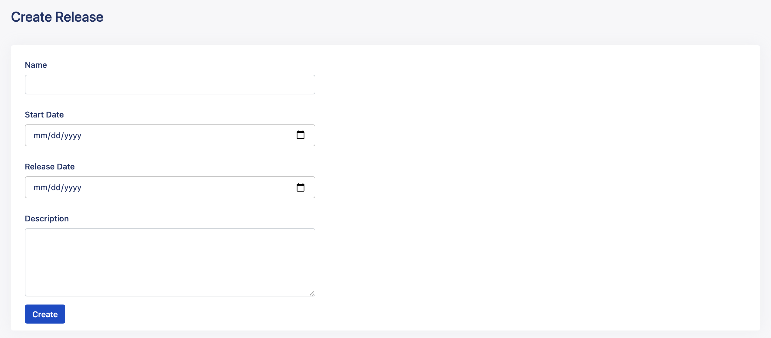 Create releases in TestOps