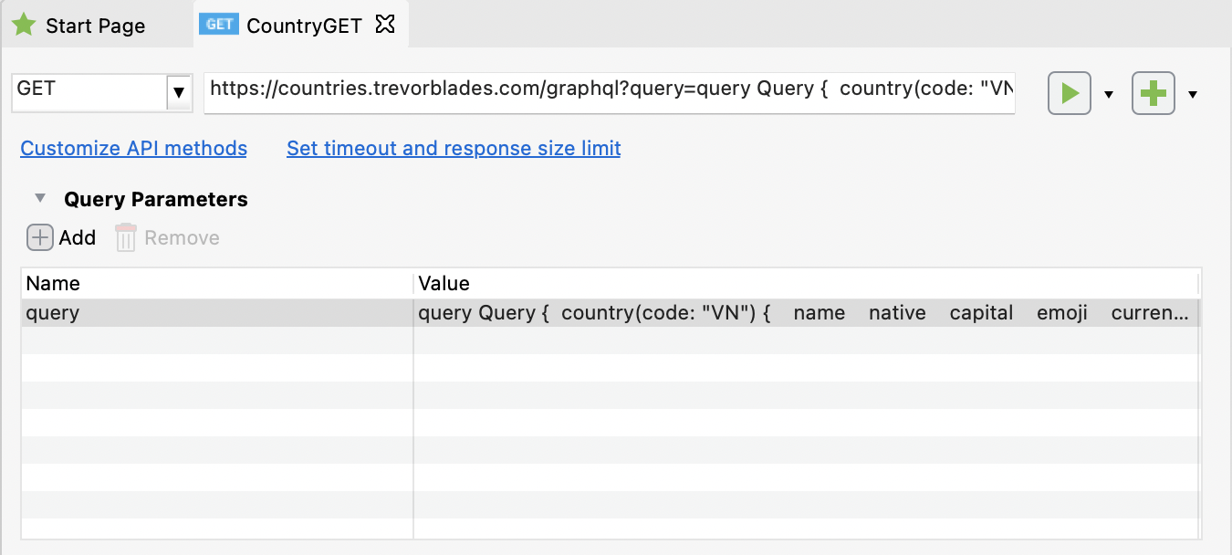 query parameters